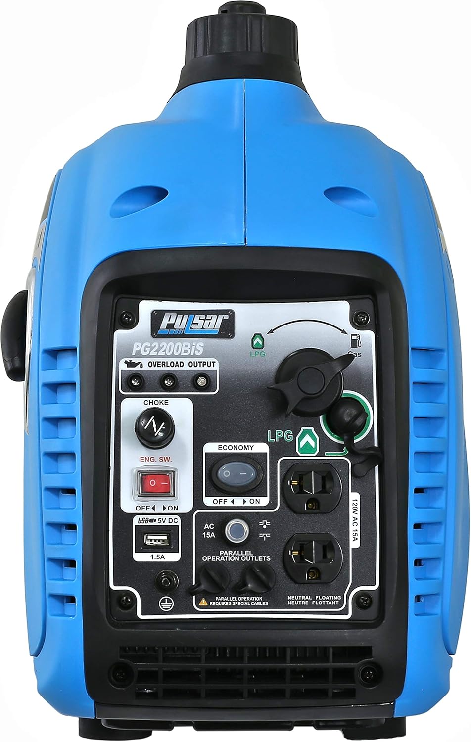 2,200W Portable Dual Fuel Quiet Inverter Generator P86886
