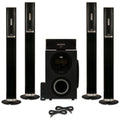 Tower 5.1 Bluetooth Speaker System with 2 Extension Cables O8432