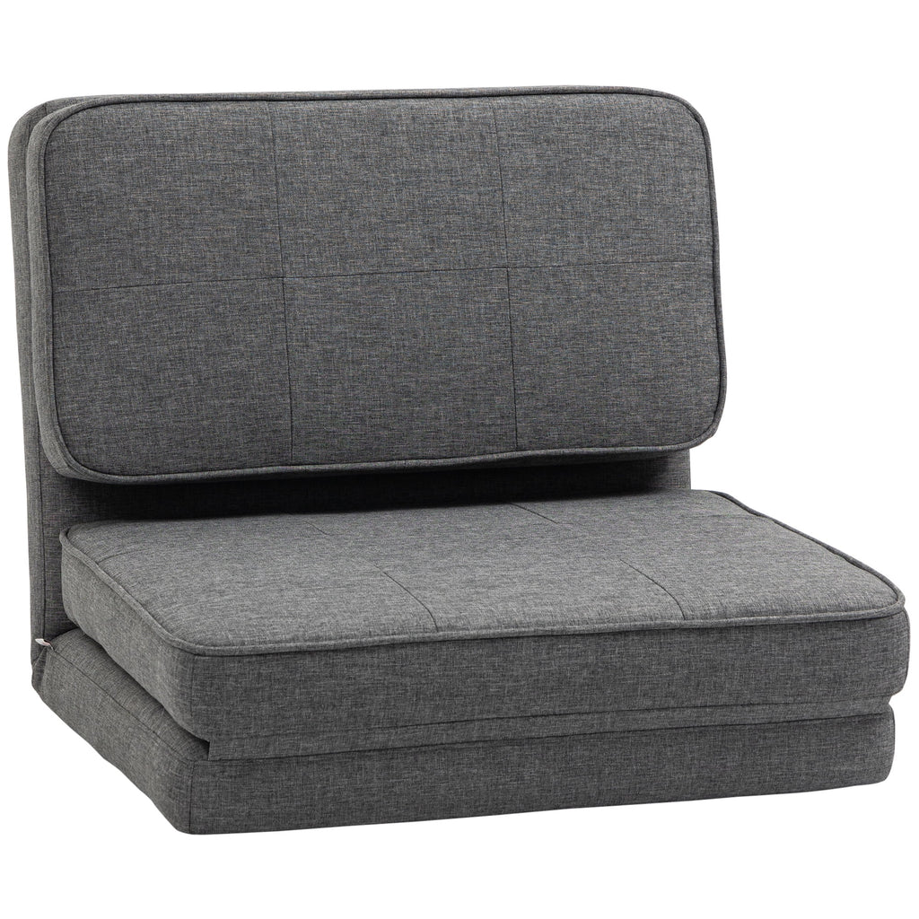 Dark Grey Convertible Flip Chair X55523