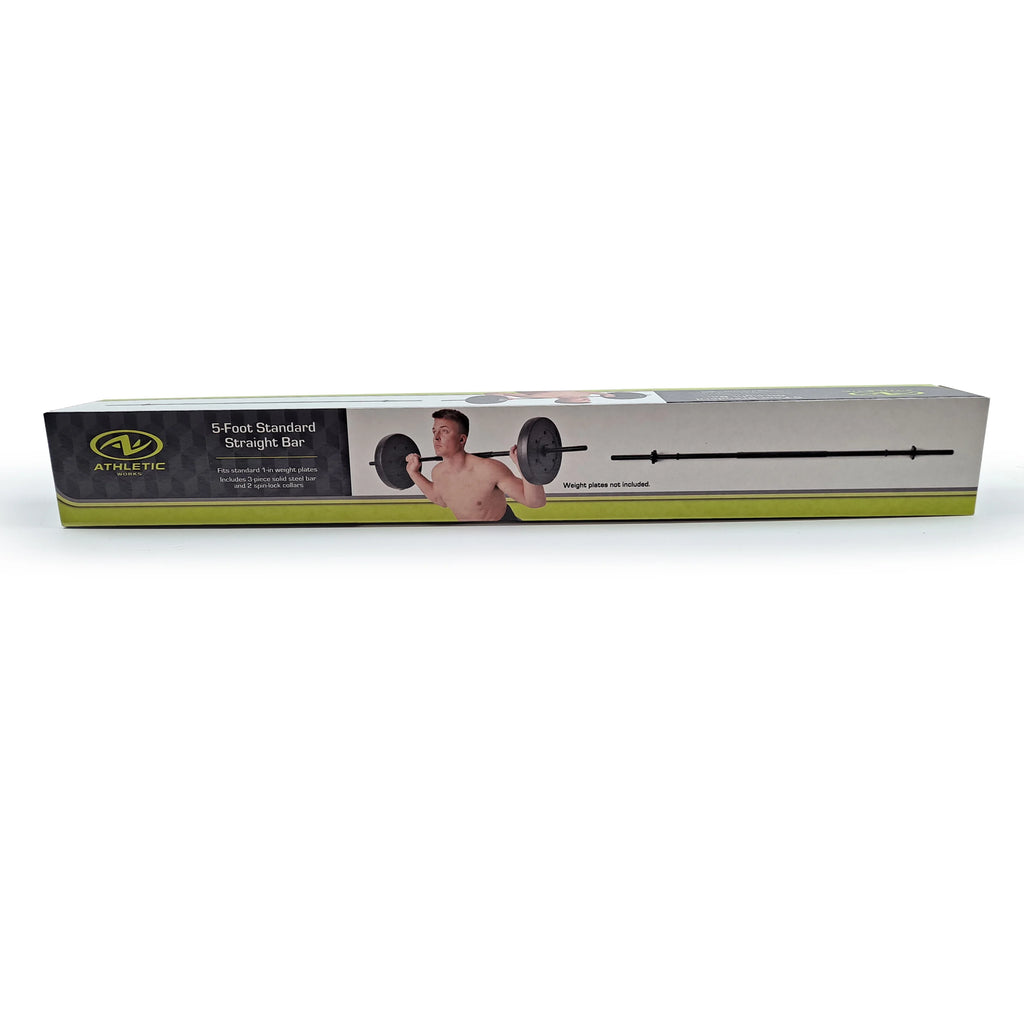 Standard 3-Piece Weightlifting Bar with Threaded Ends Q3821