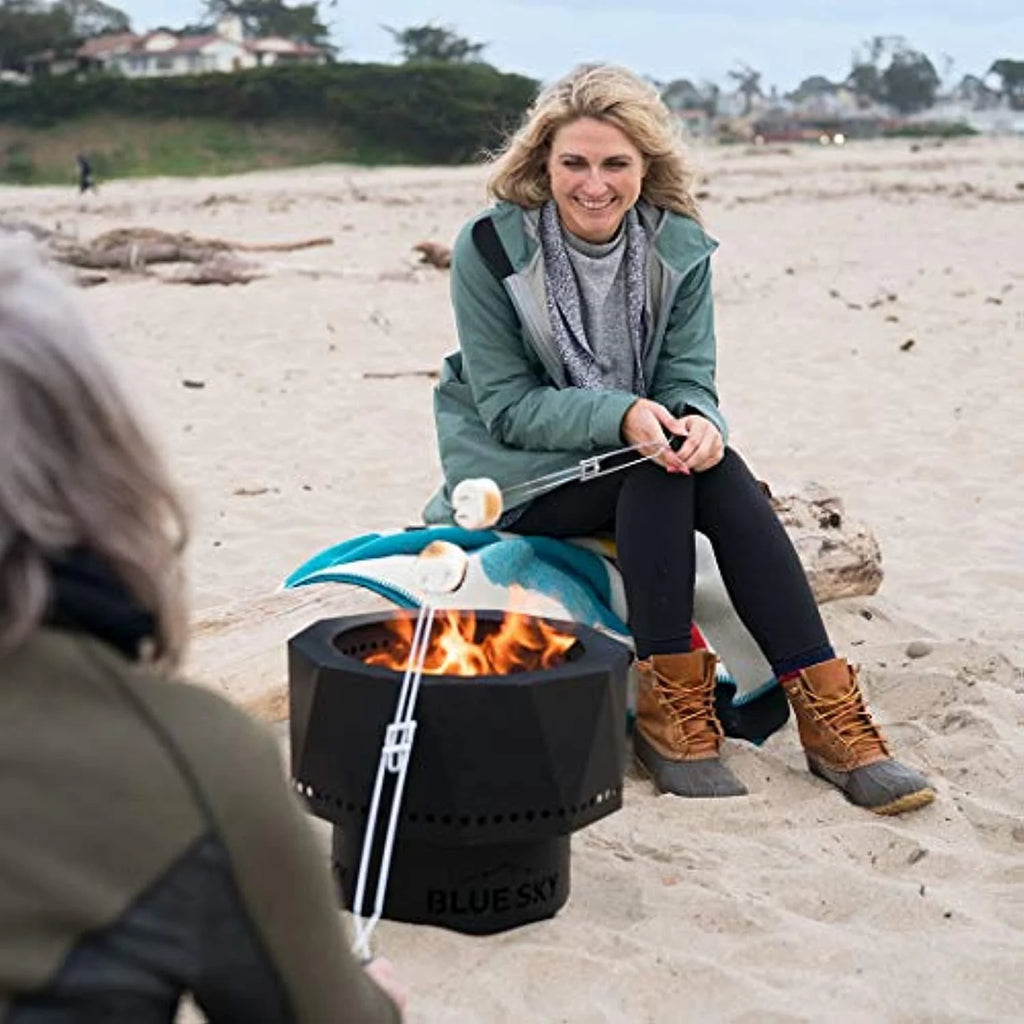 Steel Round Wood Pellets Fire Pit T66767
