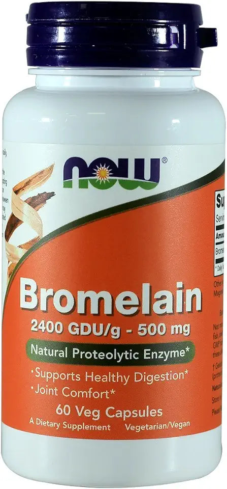 Bromelain 500mg 60 Capsules Pack of 2 B471189