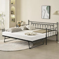 Twin Steel Metal Daybed With Pop-Up Trundle E162065