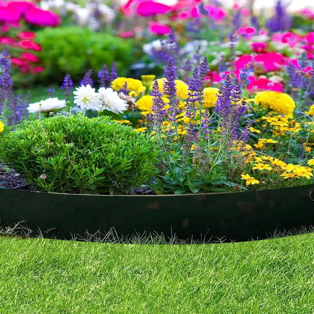 Steel Landscape Edging 4 Pack 40 inch Length 6.4 inch Depth Metal Edging E494672