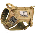 Tactical Service Dog Vest Harness with Rubber Handle & Metal C85127