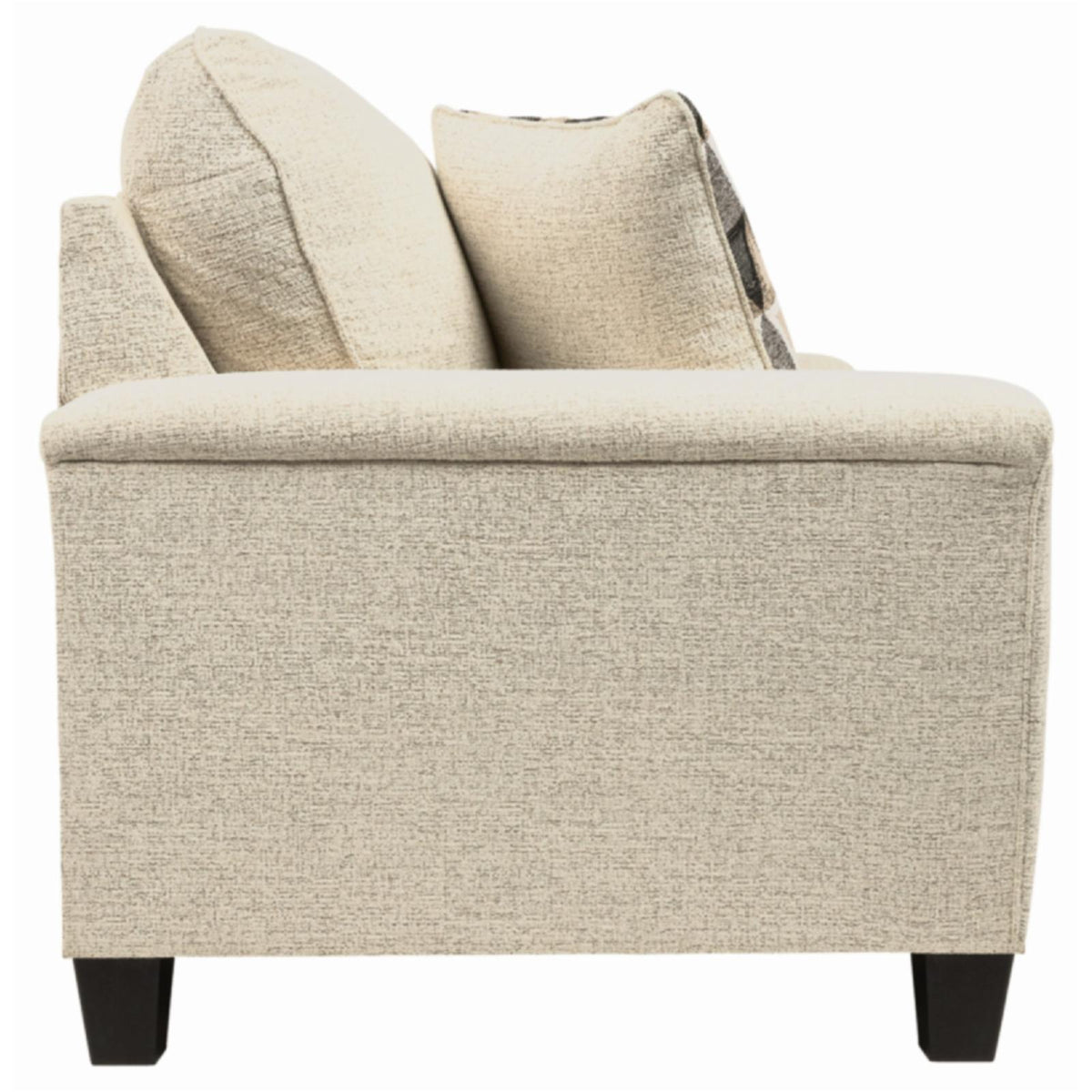Smoke Gray Fabric Loveseat Y627136