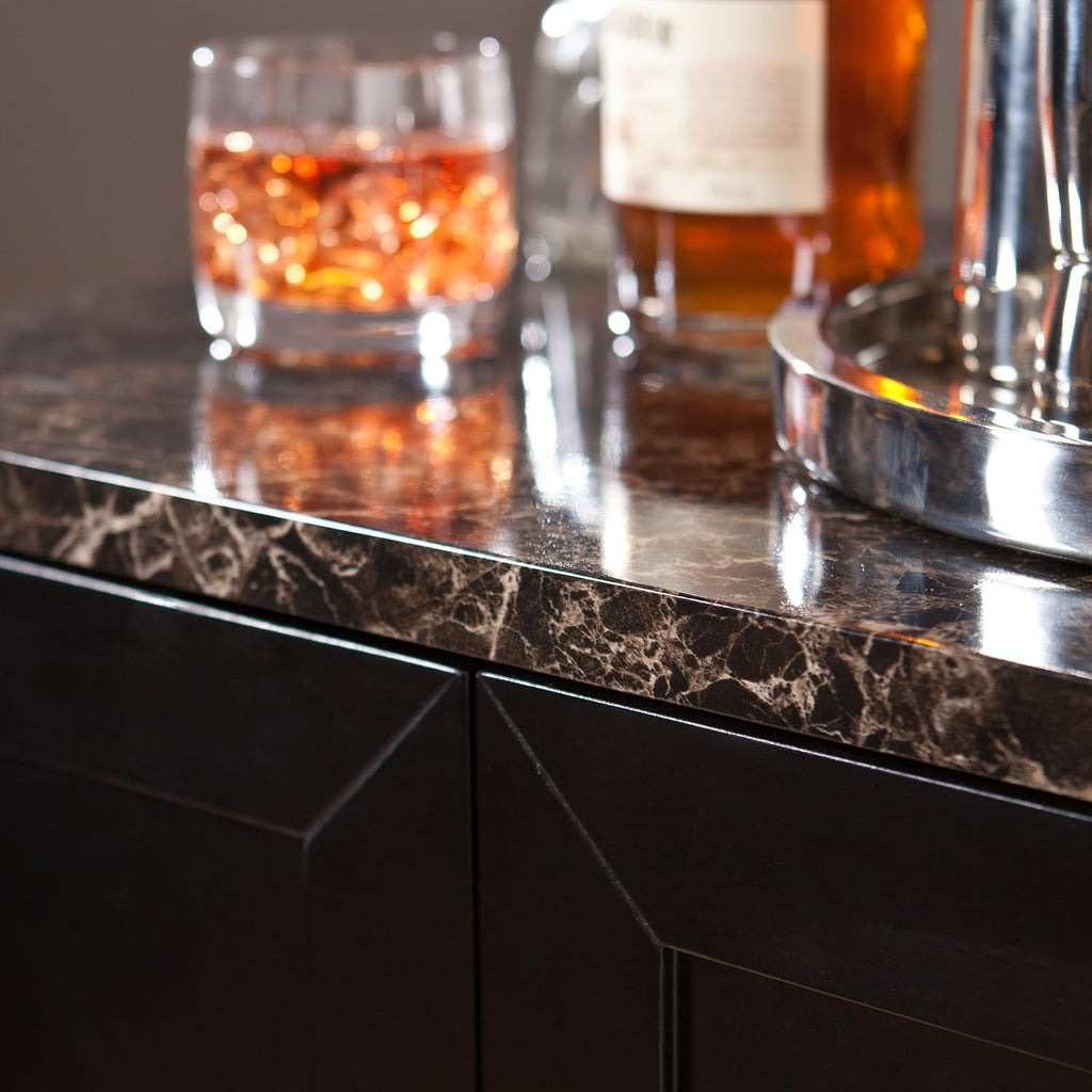 Black Bar Cabinet S692
