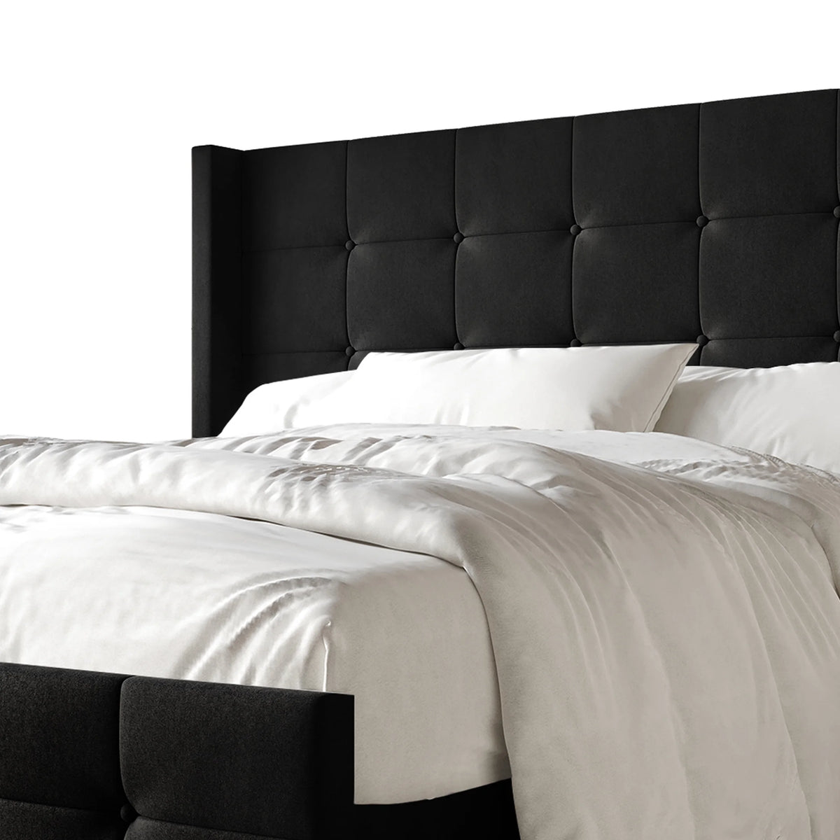 Twin Size Velvet Upholstered Bed P386