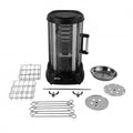Rotating Vertical Rotisserie Grill with Basket V9967