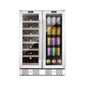 24 20 Bottle and 78 Can Dual Zone Wine Cooler & Beverage Fridge Z365