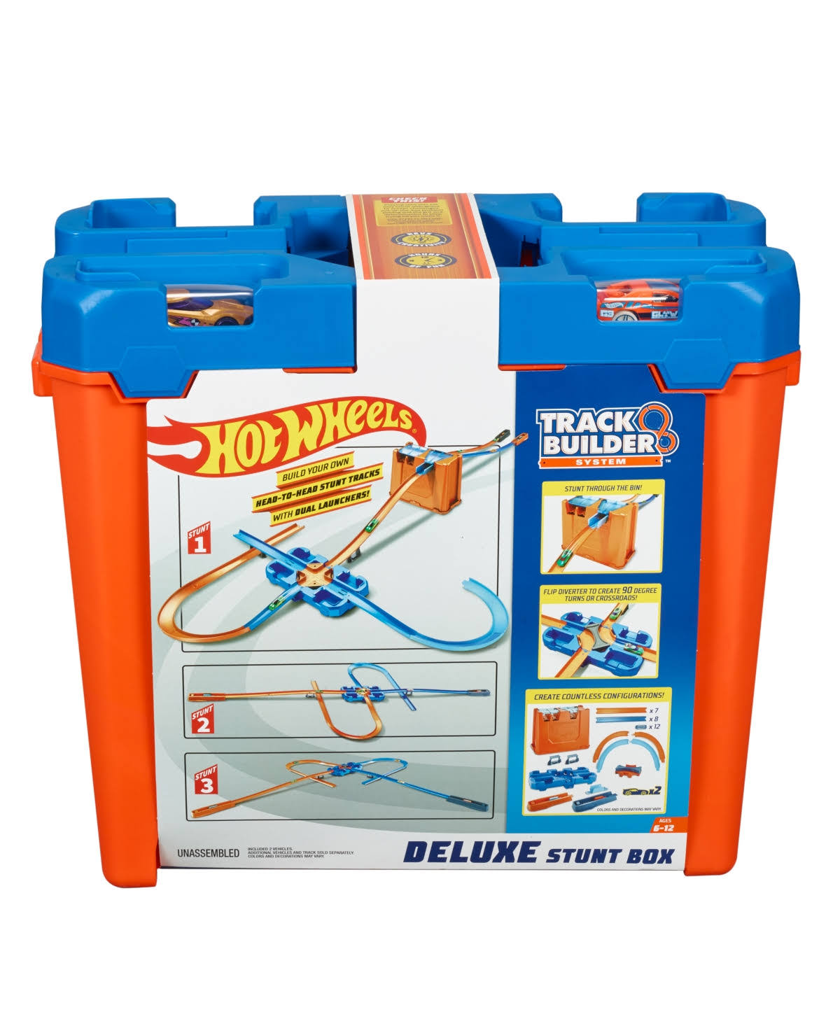 Track Builder Deluxe Stunt Box V7895