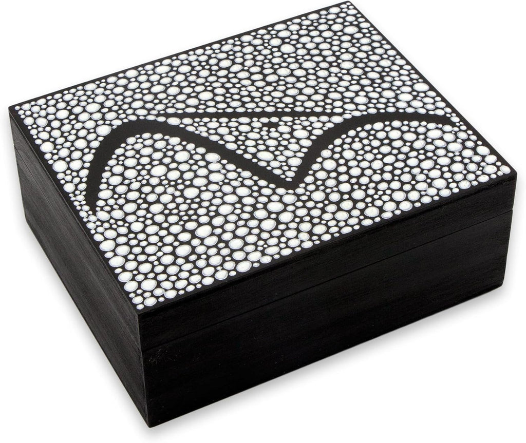 Azure Wood Jewelry Box N3374