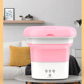 Portable Mini Washer with Dryer Pink B9352