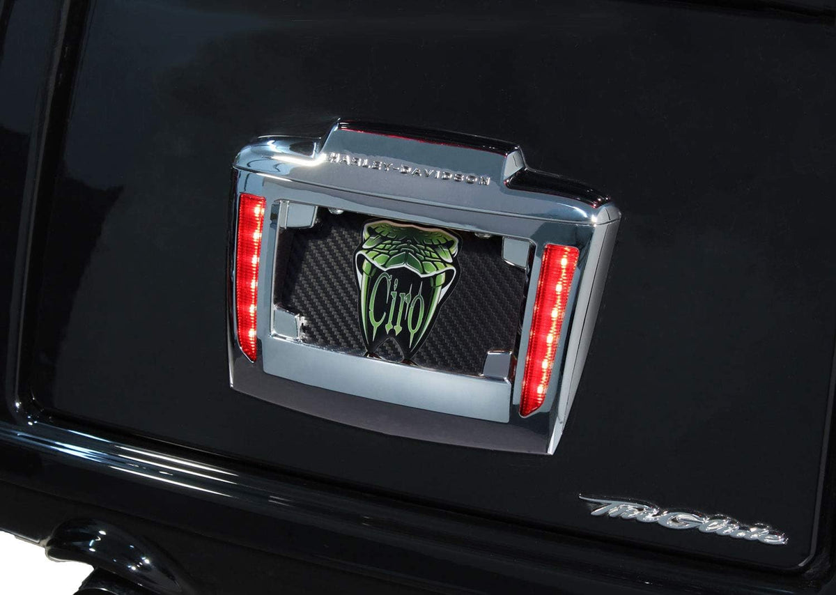 Chrome Lighted License Plate Frame Holder N2955