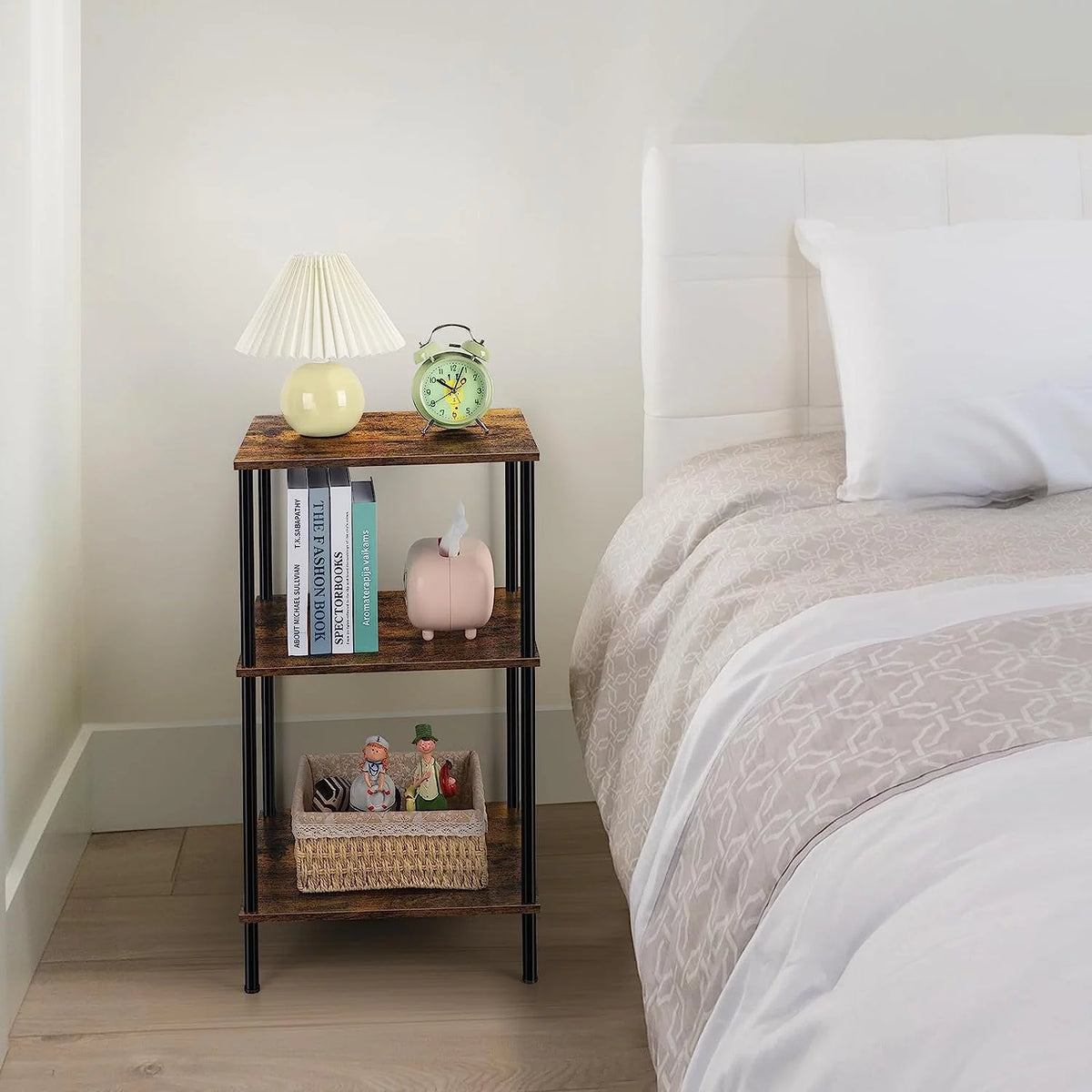 Brown 3-Tier End Table X694