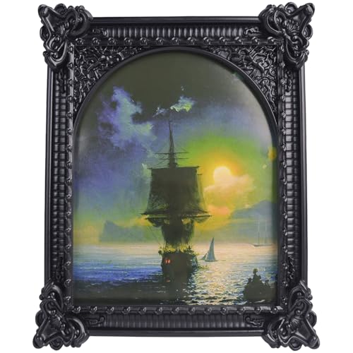 Black 8x10 Arched Vintage Picture Frame V728