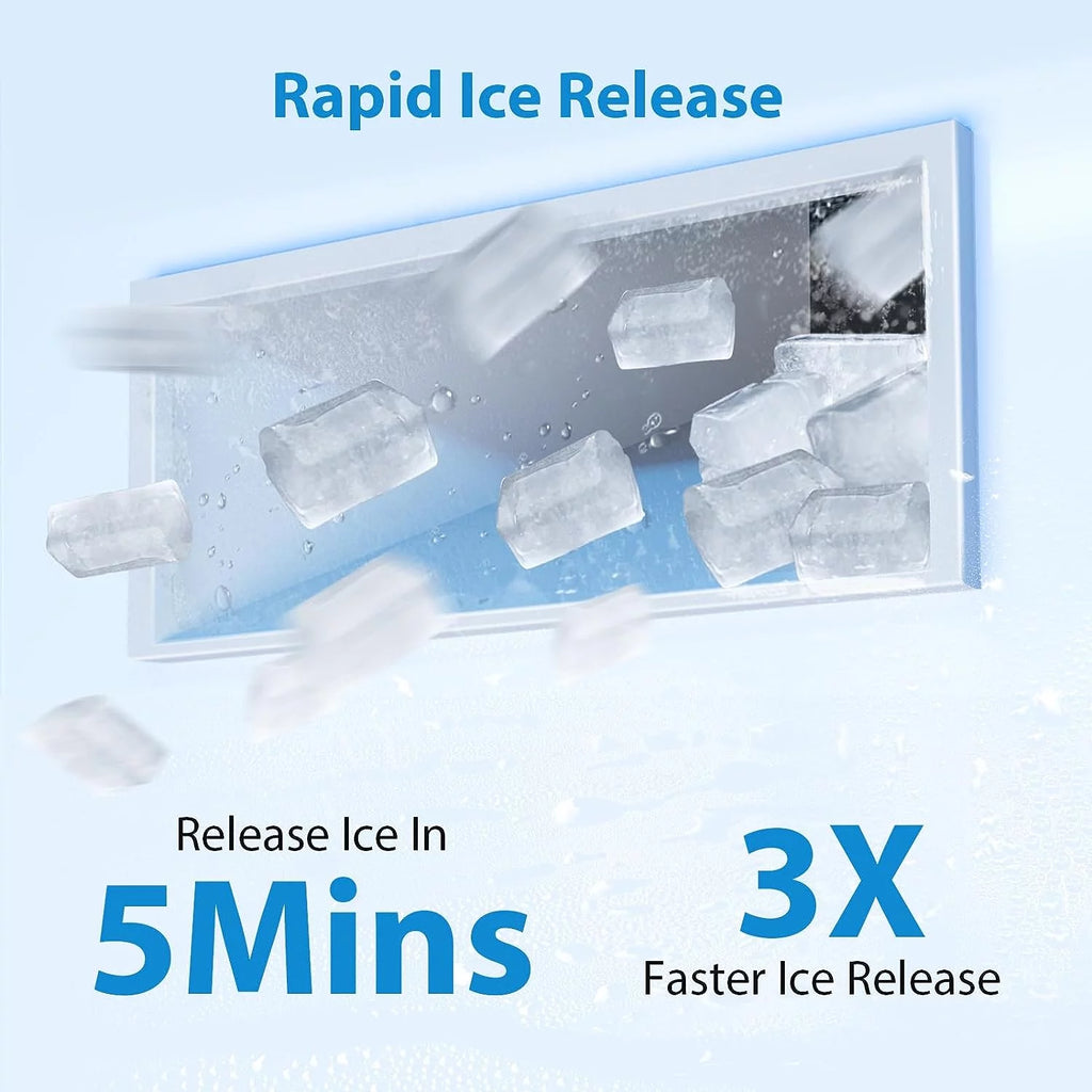 Nugget Ice Maker Countertop, 55 lbs/Day, Self-Cleaning, Stainless Steel Z45262