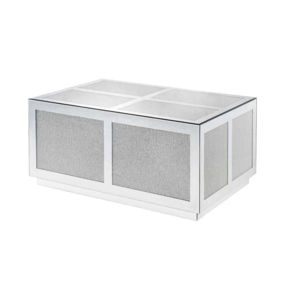 Mirrored Coffee Table + 2 End Tables V78018