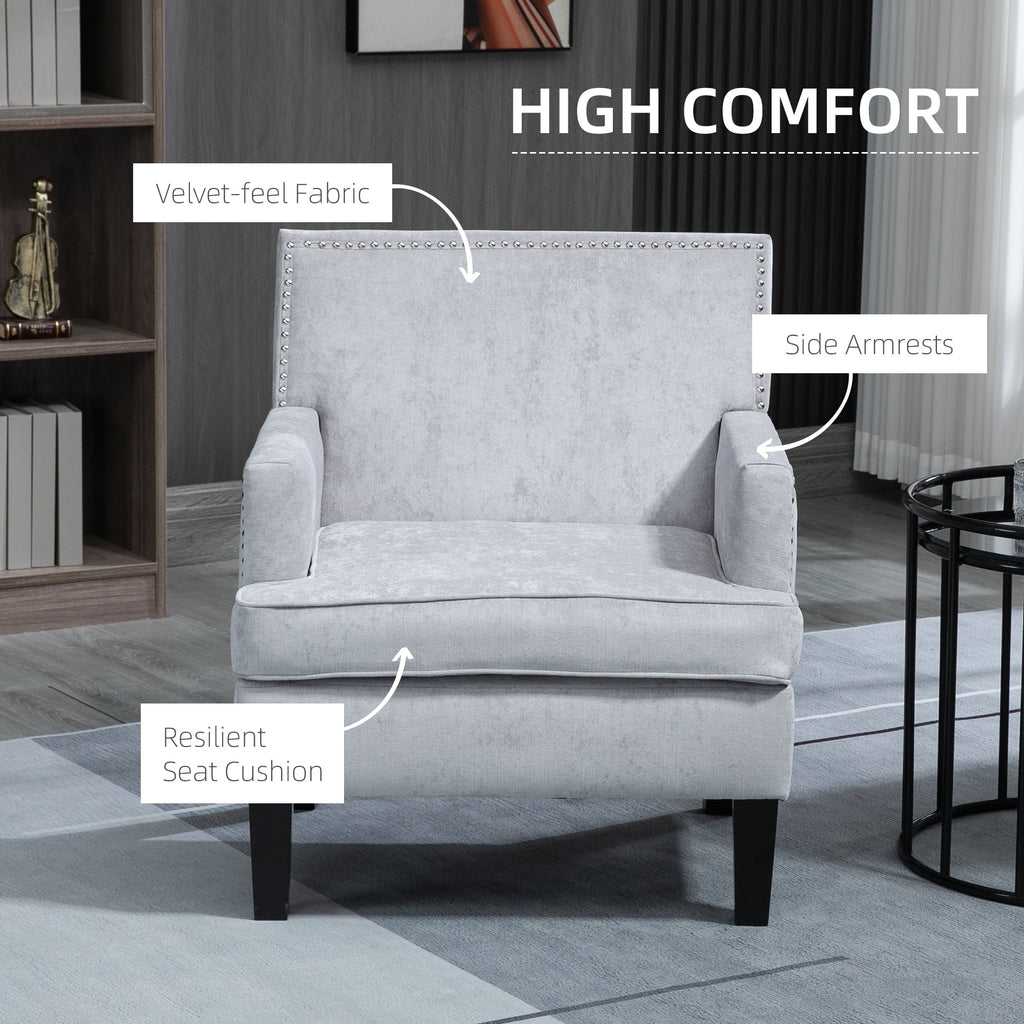 Velvet Accent Chair L8188