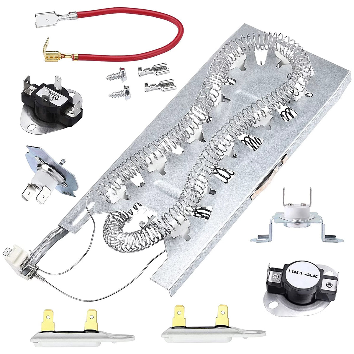 Dryer Heating Element with Thermal Fuse Kit P244183