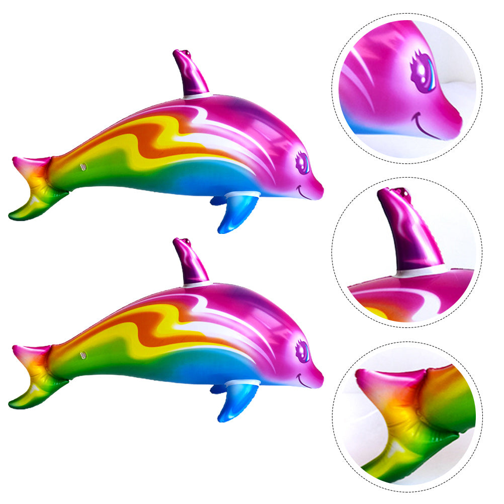 2pcs Inflatable Dolphin Toys H258775