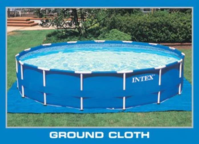 18ft x 48in Round Metal Frame Above Ground Swimming Pool Set W9010