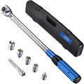 3/8-inch Drive Dual-Direction Click Torque Wrench Set 90-tooth (10-100ft.lb/20-135Nm) Pack of 2 I543