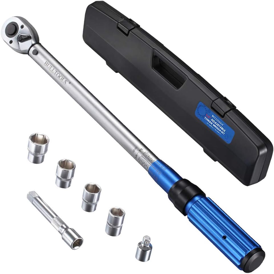 3/8-inch Drive Dual-Direction Click Torque Wrench Set 90-tooth (10-100ft.lb/20-135Nm) Pack of 2 I543