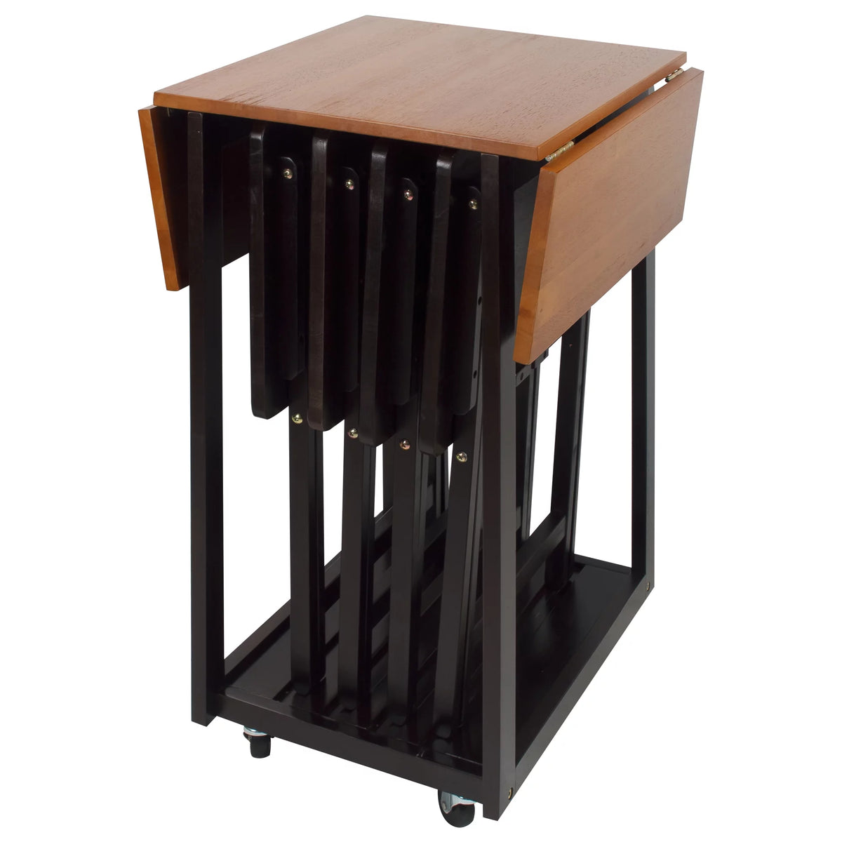 Solid Wood 5-Piece Snack Table Set Q185