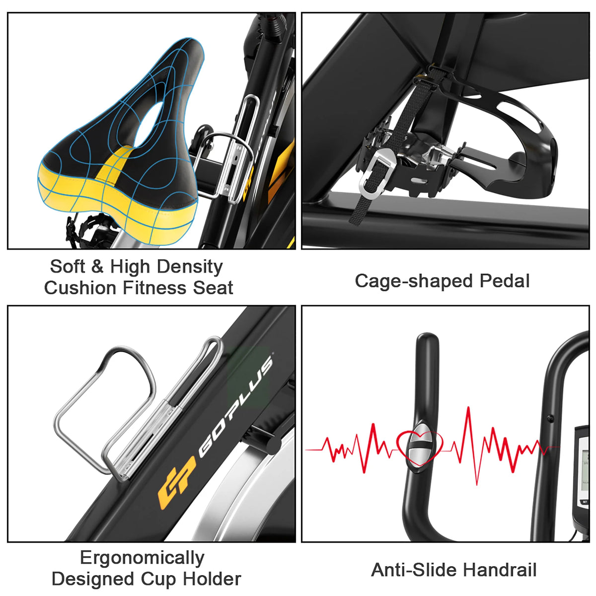 Indoor Cycling Bike Magnetic Exercise Bike Belt Drive Y825664
