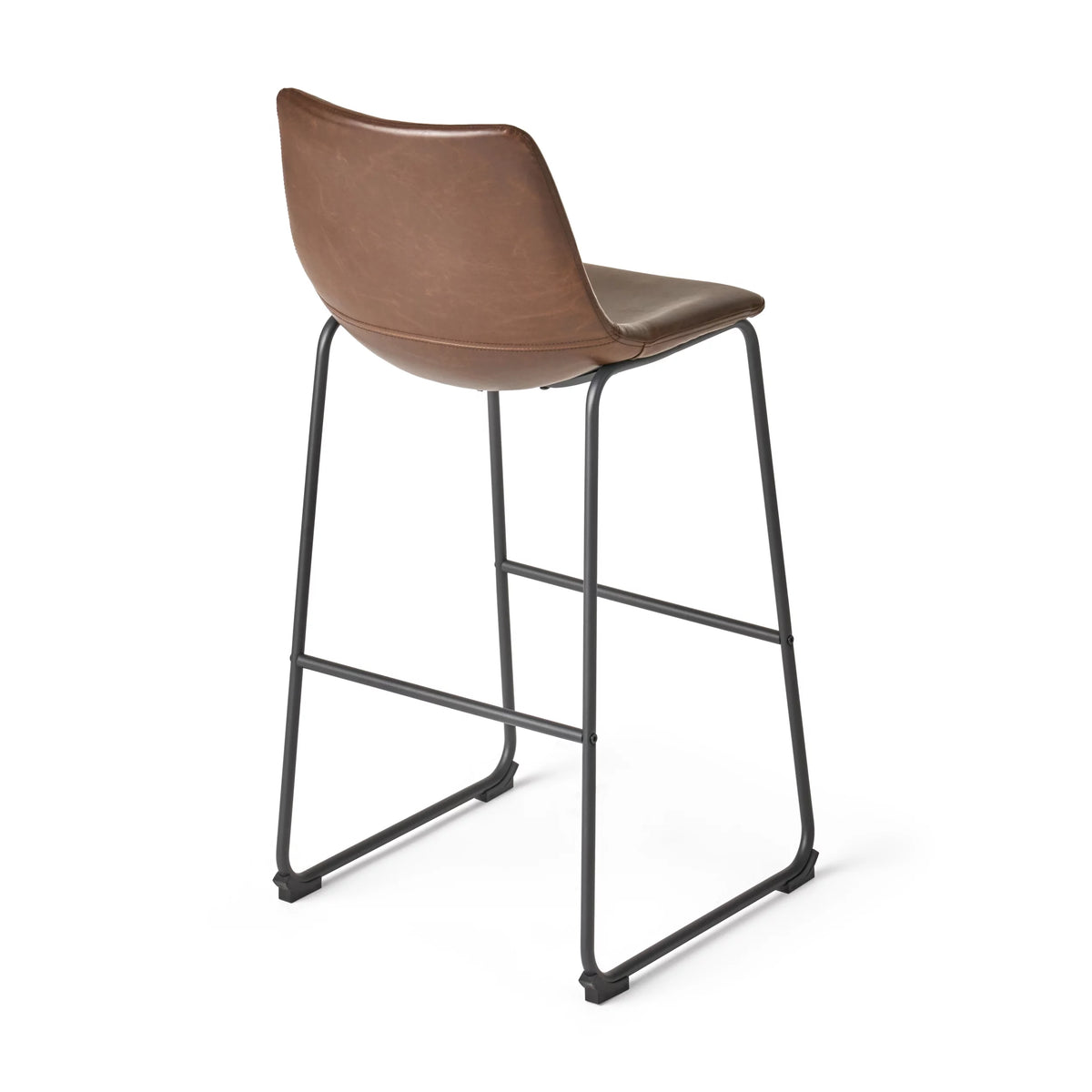 Vintage Brown Bar Stool L692