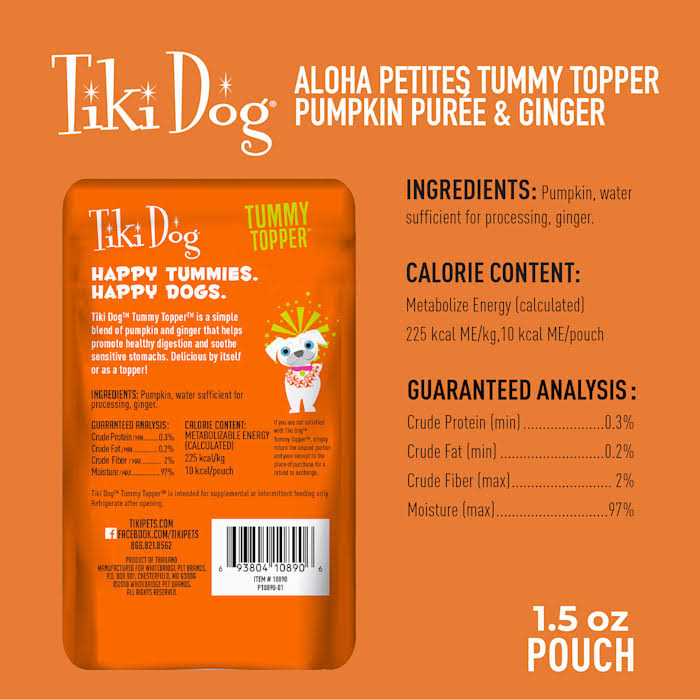 Pumpkin Ginger Dog Food Topper B648019