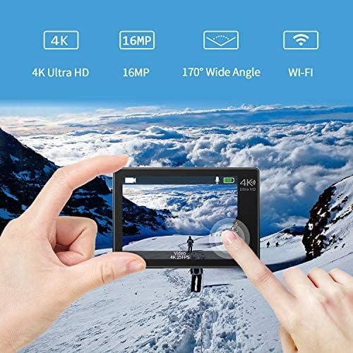 4K 30FPS Waterproof Sports Action Camera with Touch Screen Wifi P358850