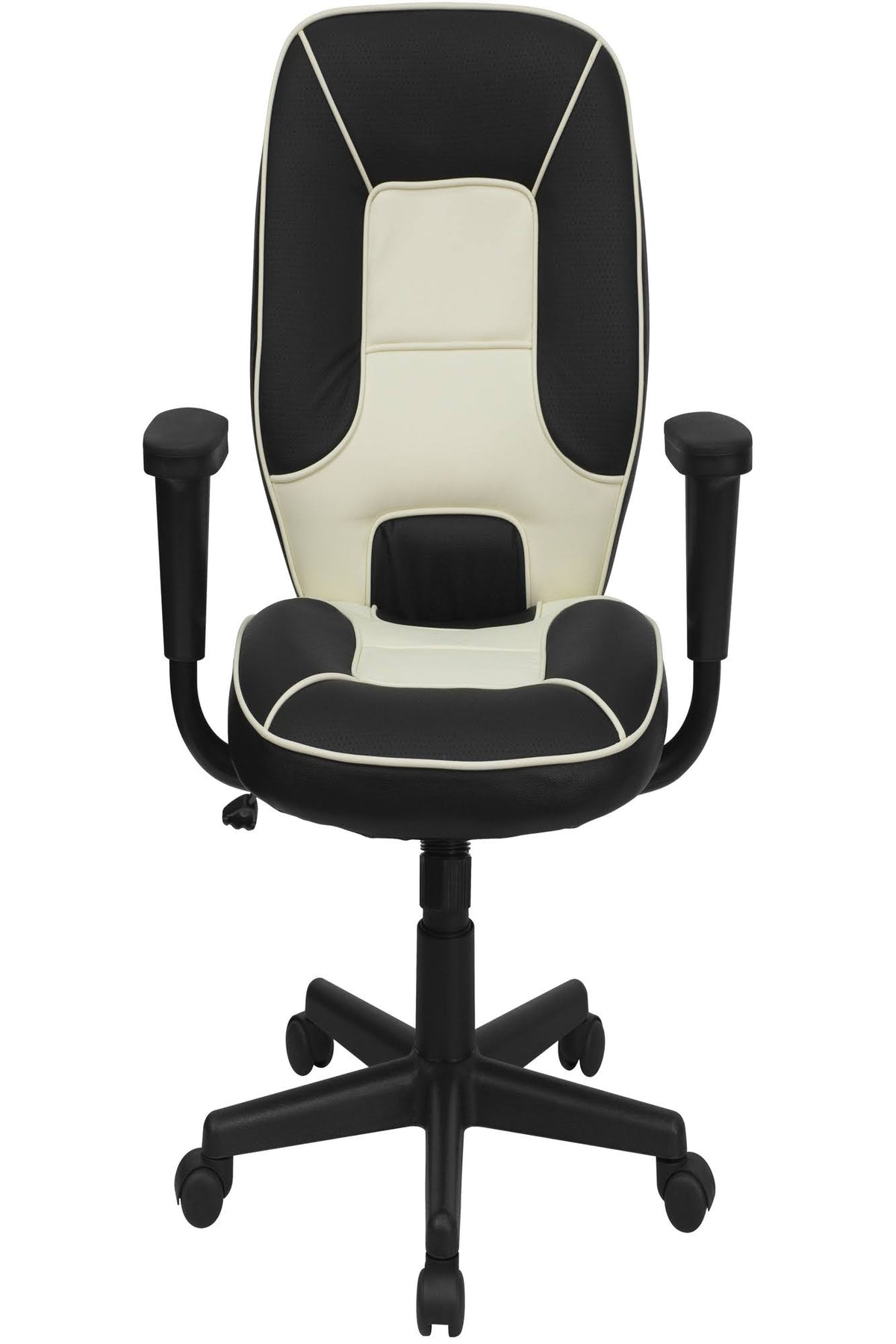 Black Vinyl Mid-Back Executive Office Chair M789