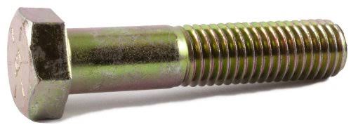 1-14 x 1 3/4 Grade 8 Hex Cap Screw Yellow Zinc Plated (55) E8776