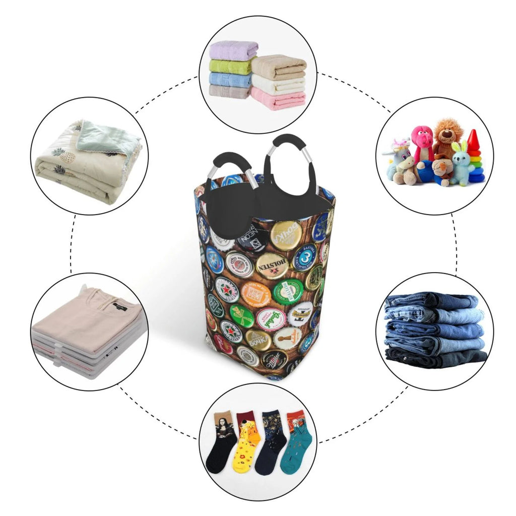 Large Canvas Fabric Laundry Hamper N854554