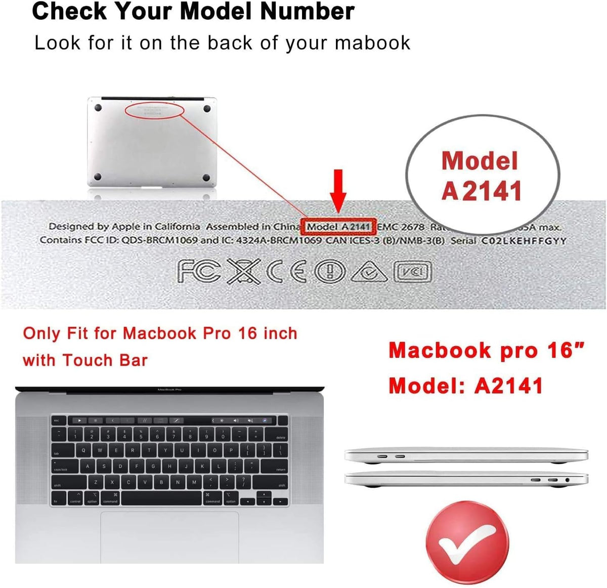 Slim Protective Cover for MacBook Pro 16 Inch 2019 Release A2141 - Nordic Marble L523