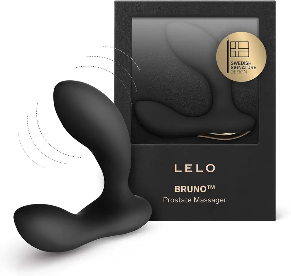 Black Dual Motors 6 Vibration Settings Prostate Massager O1515