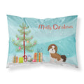 Shih Tzu Christmas Tree Fabric Standard Pillowcase D4210