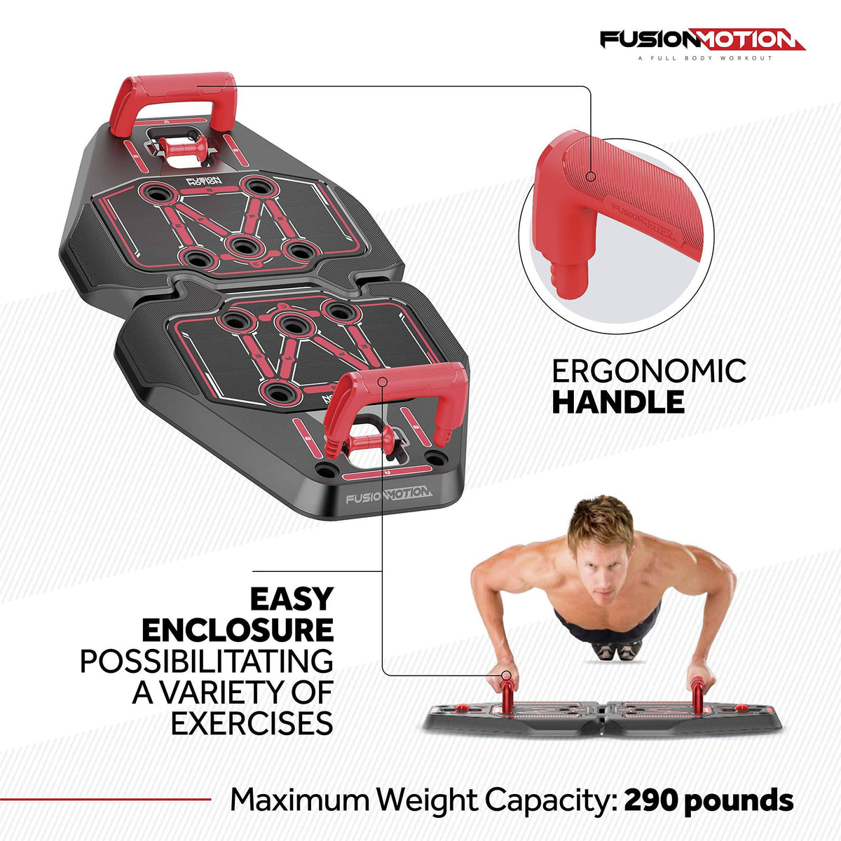 Portable Gym with 8 Accessories F3654